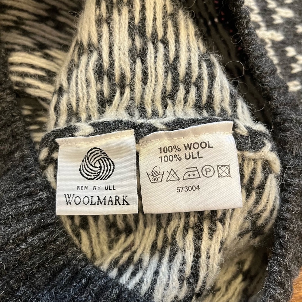 Vintage Bosselini Sport Wool Sweater Retro Alpine Knitwear Nordic Après-Ski s - Picture 10 of 10
